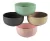 Bowl de Ceramica Gris Oscuro con Rayas 12 x 6 cm.
