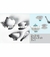 FLOGUS - Cortante Metalico - Set de te x 4
