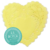 Blonda papel Corazon Amarillo 15 cm x 100 u - comprar online