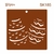Stencil Huevos de Pascuas ( interior ) - 10x10 Cm - MIL ARTES