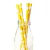 Sorbetes De Papel Amarillo con Lunares Blancos x 25 Unidades
