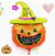 Globo Metalizado Calabaza Halloween x 40 cm.