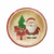 Plato Redondo Navidad Papa Noel Kraft 18 cm. x 8 u.