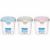 Tupper Plastico Medidor Color Pastel x 800ml