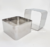 Marco Cintura Timbal Acero Inox Cuadrado N° 6 x 5 cm DOÑA CLARA