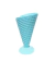 Copa Cucurucho Plástica Celeste Pastel x 3 u.