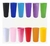 Vaso Plastico Flexible Negro180cc. x 15 u