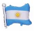 Globo Bandera Argentina 50 x 60 cm.