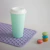 Vaso Plastico Liso con Tapa Blanca Color Pastel en internet