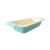 Molde Budinera Ingles Ceramica Aqua con Agarre de Silicona 30,5x16,5x5,5 cm - SILCOOK