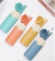 Cubiertos Plastico AMARILLO Tenedor cuchara cuchilla palitos - set 4 piezas