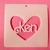 Stencil Corazon Ken Barbie para Cookie 15 x 15 Cm. - MIL ARTES