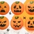 Banderin Halloween Calabaza 18 cm. x 1 u.