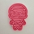 Cortante Plástico con Estampa Momia Halloween 9 Cm - Cortante 3D