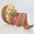 Cinta Navidad Verde Roja y Dorada 2.5 Cm