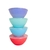 Bowl Plastico Celeste Pastel Con Tapa 23 x 10 cm. - comprar online