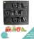 Molde Silicona - Accesorios Ladies x 12 u