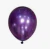 Globo Cromo Violeta 10 u x 30 cm.