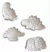 Cortante con Expulsor Dinosaurio x 4