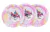 Plato Redondo Polipapel Gatito Arcoiris 17 Cm x 6 un