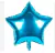 Globo Estrella Celeste x 45 cm x 1u APTO HELIO