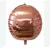 Globo Metalizado Esfera Gold Rose 56 Cm