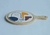 Bandeja Posa Fuente de Bamboo y Ceramica Desmontable