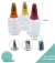 Set Botella Decoradora - Manga Acordeon x 3 u