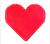 Servilleta Descartable Forma Corazon Rojo x 12 u.