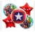 Globo Set Escudo Capitan America x 5 u - comprar online