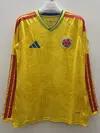 CAMISETA TITULAR COLOMBIA MANGA LARGA VERSION JUGADOR 2026