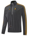 CAMPERA REAL MADRID GRIS OSCURO 26/27 MEDIO CIERRE