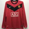 CAMISETA TITULAR MAN UTD 09/10 MANGA LARGA