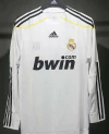 CAMISETA TITULAR REAL MADRID 2009/10 MANGA LARGA VERSION JUGADOR