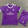 CONJUNTO SUPLENTE REAL MADRID PARA NIÑO 16/17