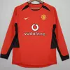 CAMISETA TITULAR MANCHESTER UNITED 2002-04 MANGA LARGA
