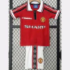 CONJUNTO TITULAR MANCHESTER UNITED PARA NIÑO 1998