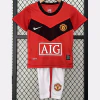 CONJUNTO TITULAR MANCHESTER UNITED PARA NIÑO 09/10