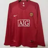CAMISETA TITULAR MANCHESTER UNITED 2007-08 MANGA LARGA