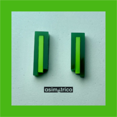 Lineal petit en tonos verdes