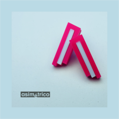 Lineal fucsia con celeste