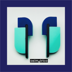 Mariposa Turquesa, Azul y Negro