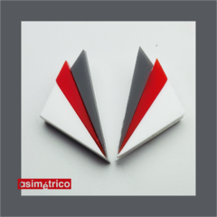 Vértice Blanco, Rojo y Gris - comprar online