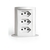 Torre Tomada Slim 3 Tomadas Elétricas 10a Nacional - Cinza - comprar online