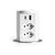 Torre Multiplug 2 Tomadas + 2usb (a+c) + Indução Grafite