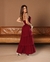 Vestido longo com babados - Empório Up