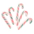 Bastones de caramelo Tricolor x 10 unidades - comprar online