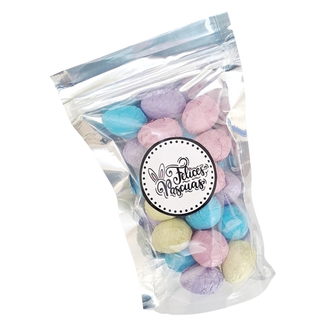 Mini huevitos de pascua Mix pastel x 25 unidades