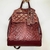 Mochila Antifurto Grande com Frontal em Couro Pirarucu - comprar online