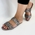 Sandália Estilo Chinelo de Couro Trançaado na internet